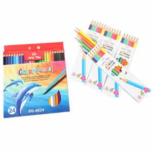 وين بلس قلم رصاص HB + قلم رصاص ألوان SS204 + SG6624