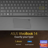 Asus Vivobook K413EQ-EB572W,Intel Core i7,16GB RAM,1TB SSD,2GB MX350 Graphics,14.0"FHD,Windows 11,,Arabic/English Keyboard