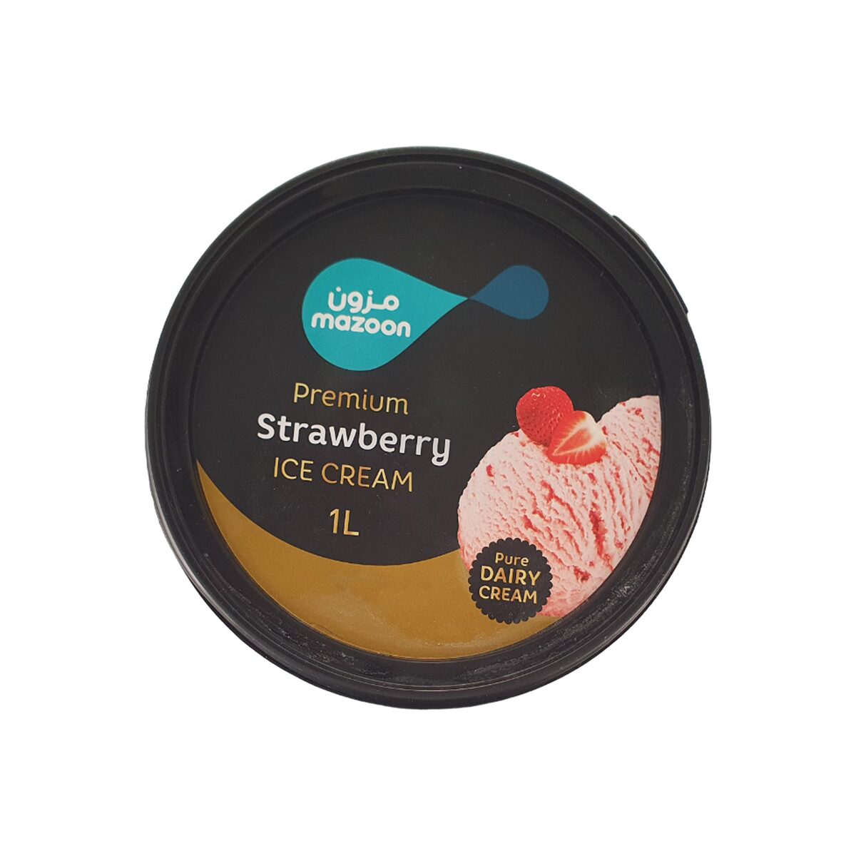Mazoon Premium Strawberry Ice Cream 1 Litre