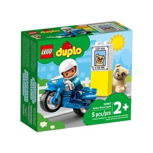 Lego 10967 Duplo Rescue Police Motorcycle Building Kit - 5pcs