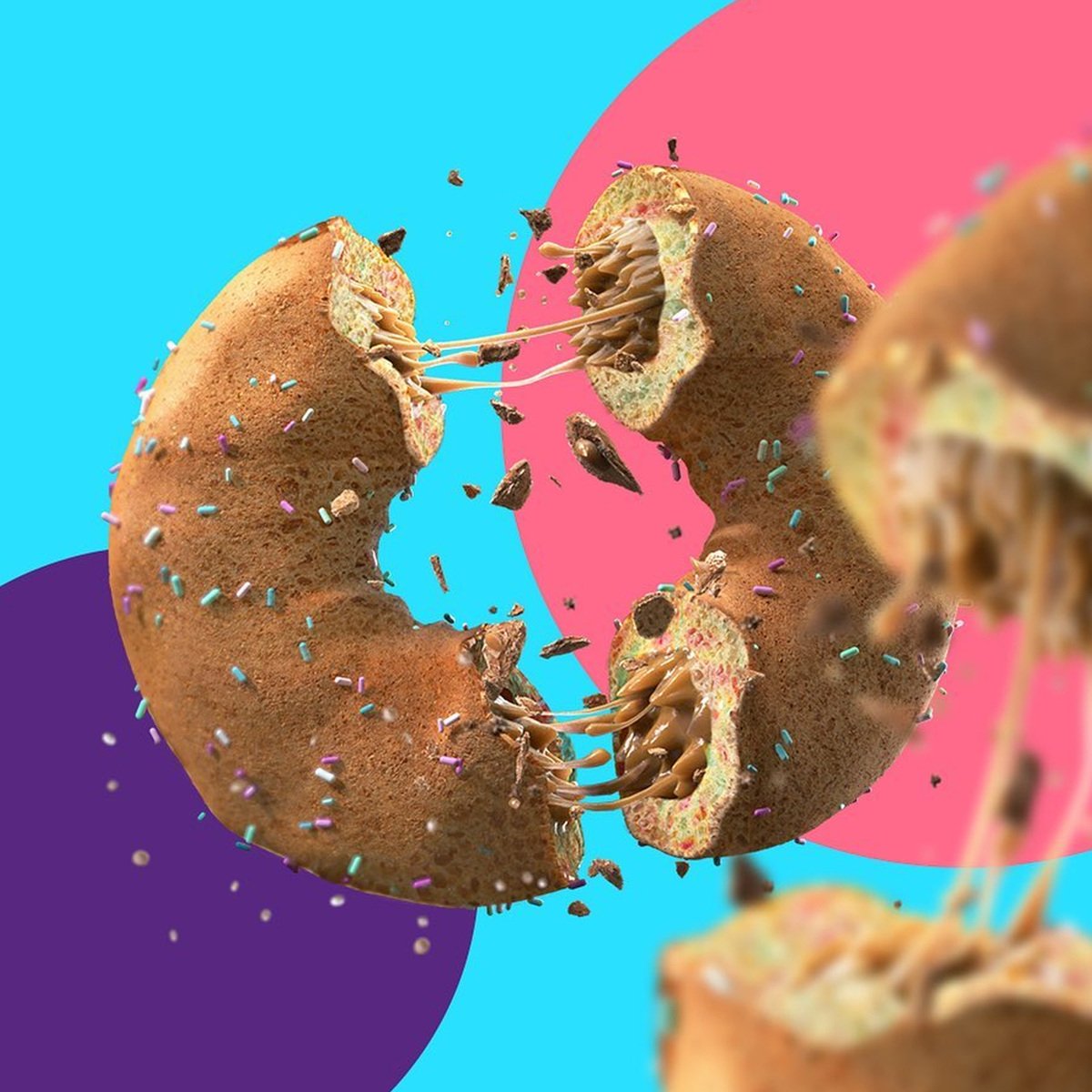 Alasature Protein Doughnuts With Kinder Chocolate 75 g
