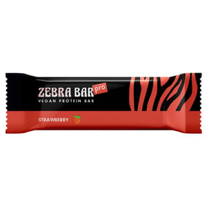 Zebra Vegan Pro Strawberry Protein Bar 40g