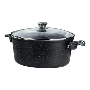 Chefline Granite Cooking Pot TUR36 34cm Assorted