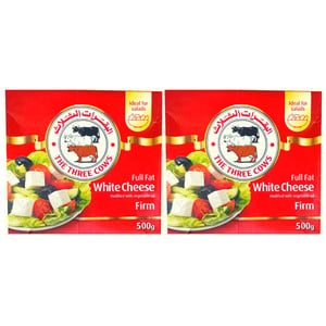Buy Three Cows Firm White Cheese 2 x 500 g Online at Best Price | Soft Cheese | Lulu KSA in UAE