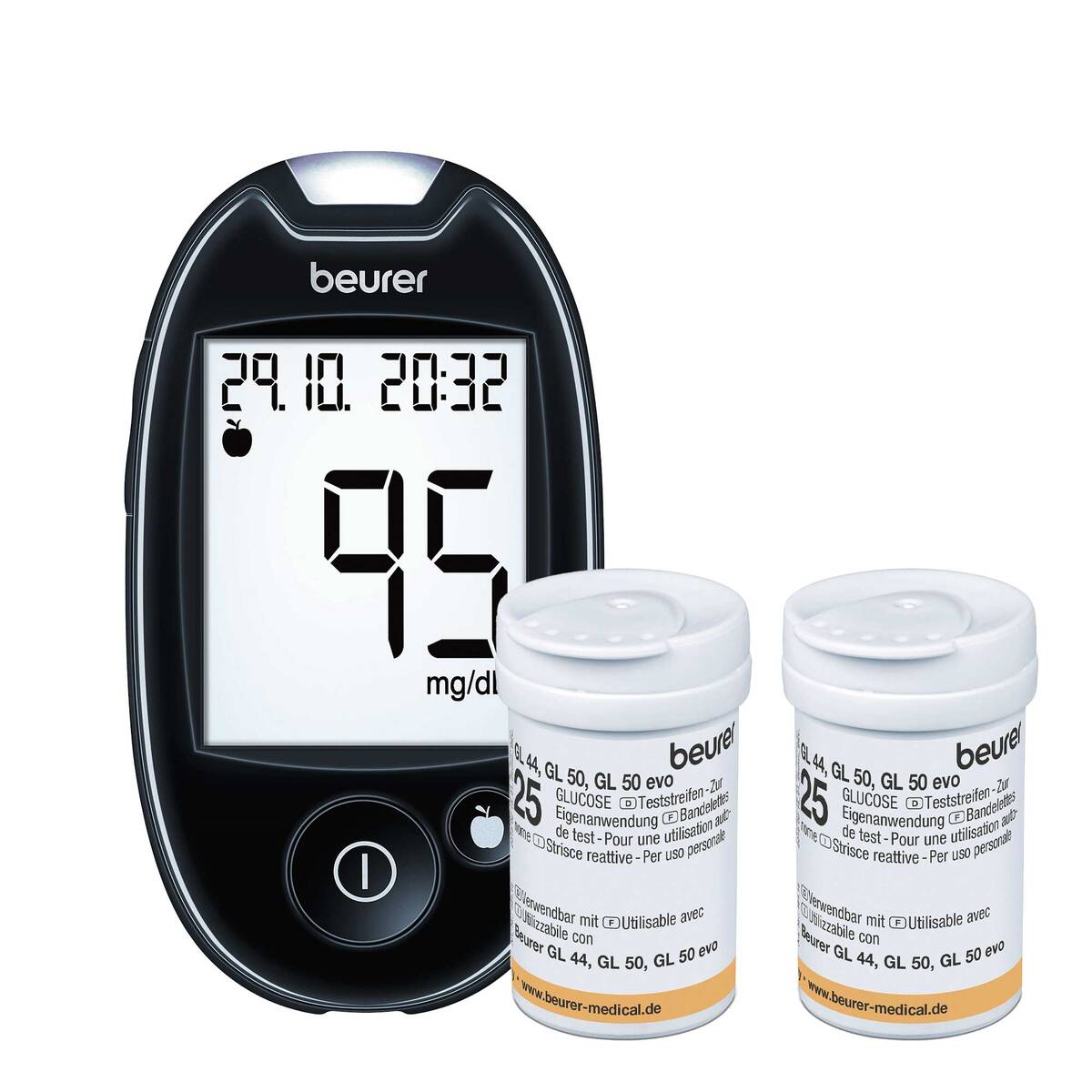 Beurre Glucose Monitor - GL44 + 50 Strip