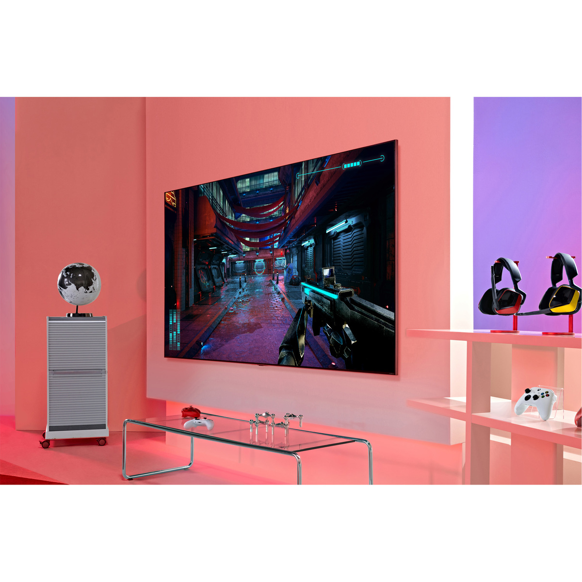 ال جي تلفزيون QNED مقاس 55بوصة من سلسلة  QNED80، جديد 2022، بتصميم الشاشة السينمائية 4K النشطة وتقنية HDR مع webOS22 وThinQ AI - 55QNED806QA