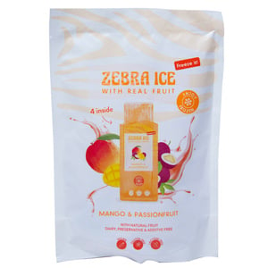 Zebra Ice Mango & Passionfruit 200g