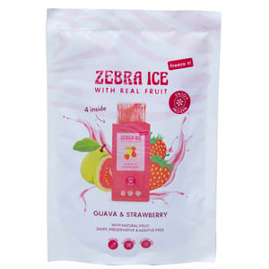 Zebra Ice Guava & Strawberry 200g