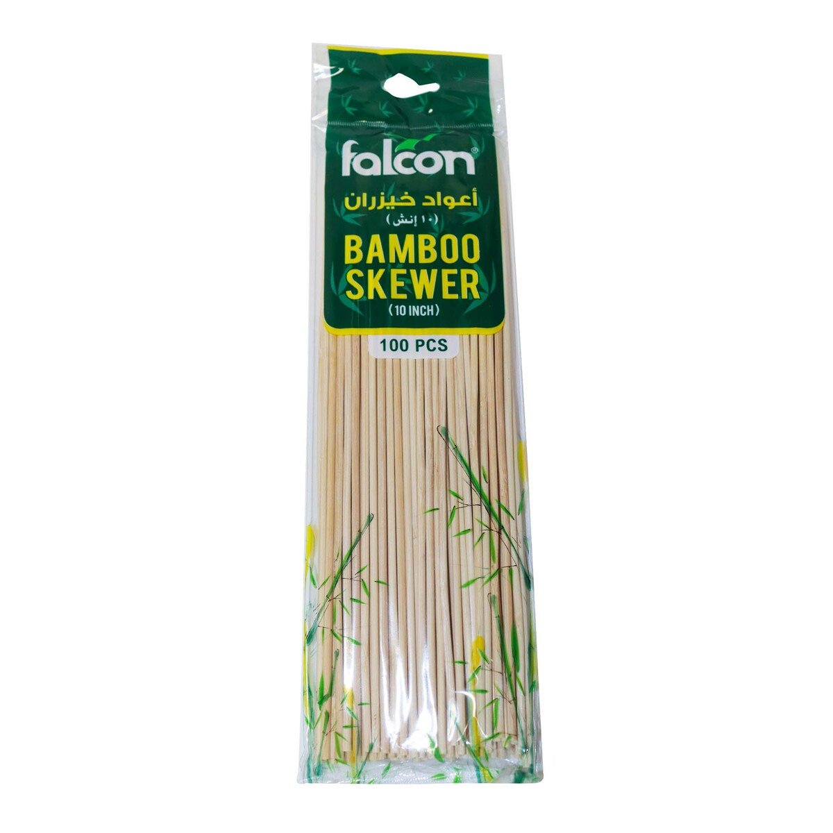 Falcon Bamboo Skewer 10inch 100pcs