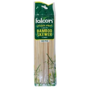 Falcon Bamboo Skewer 12inch 100pcs
