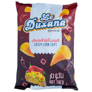 Le Duxana Hot Taco Crispy Corn Chips 180g