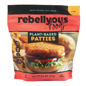 Rebellyous Foods Plant Based Patties 241 g