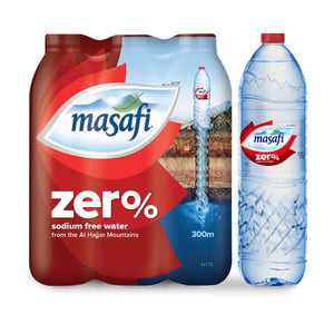 Buy Masafi Zero Sodium Free Value Pack 6 x 1.5 Litres Online at Best Price | Mineral/Spring water | Lulu UAE in UAE