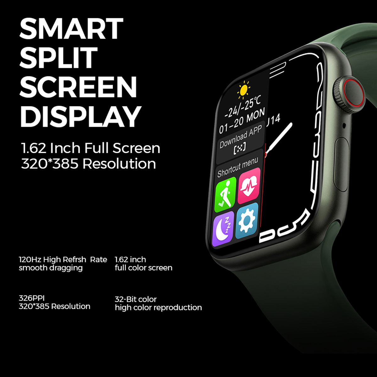 Trands Mini Smart Watch with Built-in Games TR-SW50