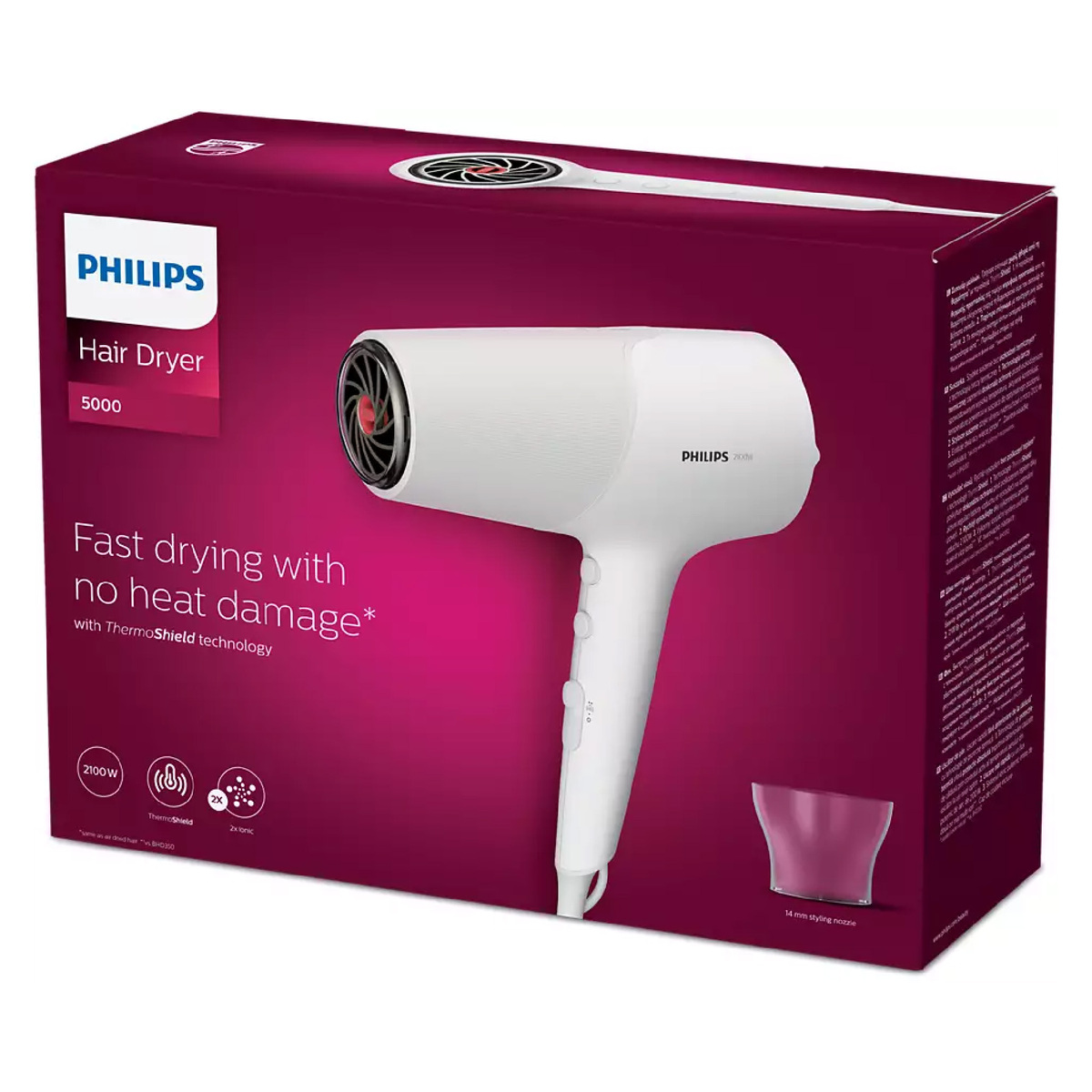 Philips Hair Dryer BHD500 2100W Online at Best Price | Hair Dryers | Lulu  Qatar