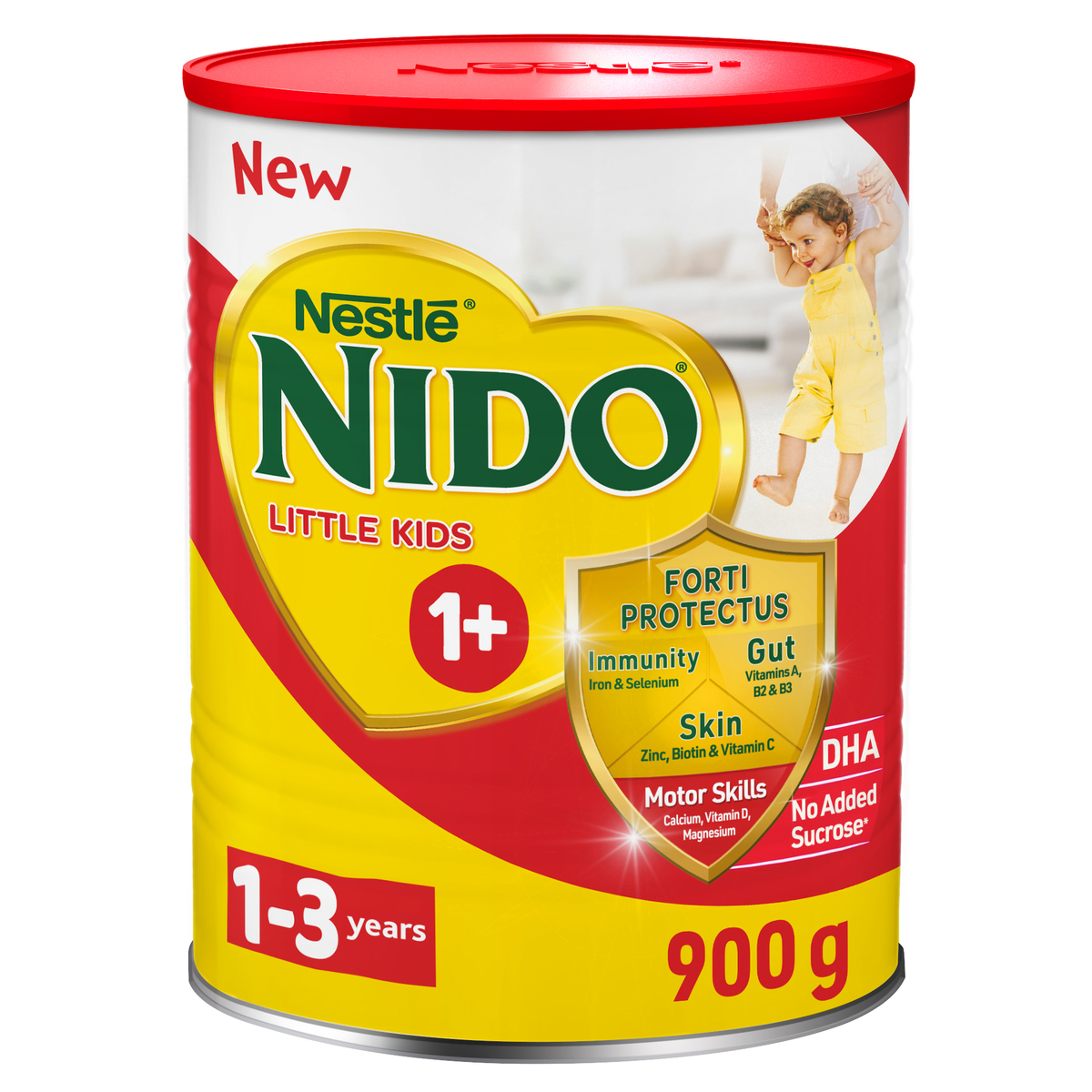 Buy Nestle Nido Little Kids 1+ Growing Up Milk For Toddlers 1-3 Years 900 g Online at Best Price | Milk powders for growth | Lulu Kuwait in Saudi Arabia