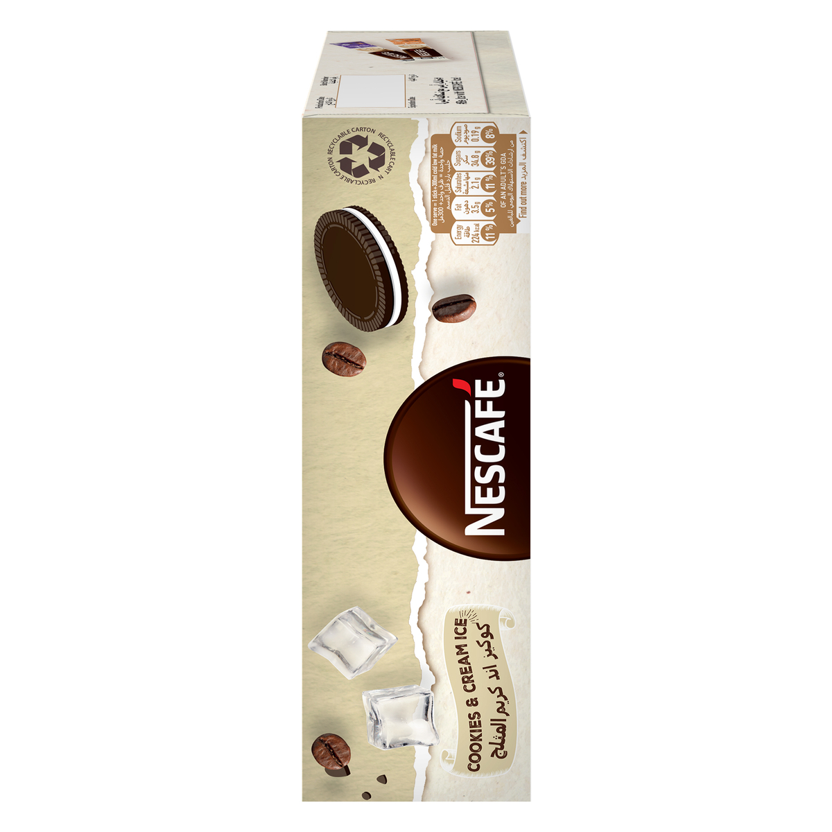 Nescafe Cookies & Cream Ice Coffee 10 x 25 g