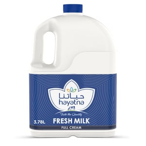 Hayatna Full Fat Fresh Milk  3.78 Litres