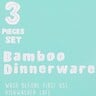 Home BAMBO Dinner Set 3pcs  Set ET0322
