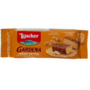 Loacker Gardena Peanut Butter Crispy Wafer 38g