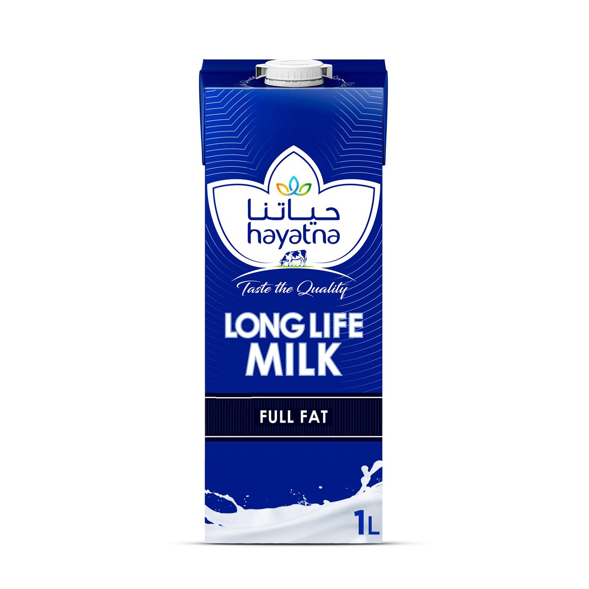 اشتري قم بشراء Hayatna Full Fat Long Life Milk 4 x 1 Litre Online at Best Price من الموقع - من لولو هايبر ماركت UHT Milk في الامارات