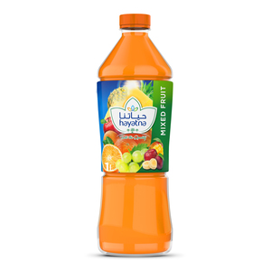 Hayatna No Added Sugar 100% Pure Mixed Fruit Nectar 1 Litre
