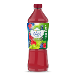 Hayatna No Added Sugar 100% Pure Mixed Berry Nectar 1 Litre