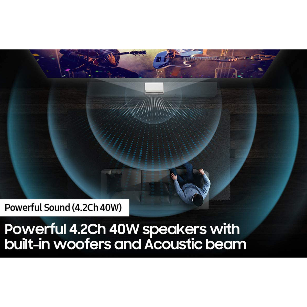 Samsung The Premiere Smart 4K UHD Ultra-short throw Triple laser projector SP-LSP9TUAXZN