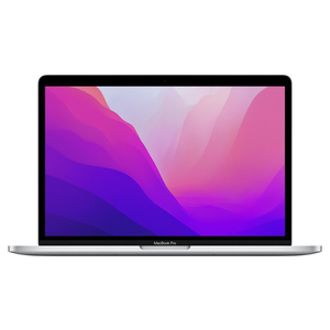 Apple 13-inch MacBook Pro: Apple M2 chip with 8-core CPU and 10-core GPU, 512GB SSD,8GB RAM,Silver, English-Arabic Keyboard (MNEQ3AB/A)