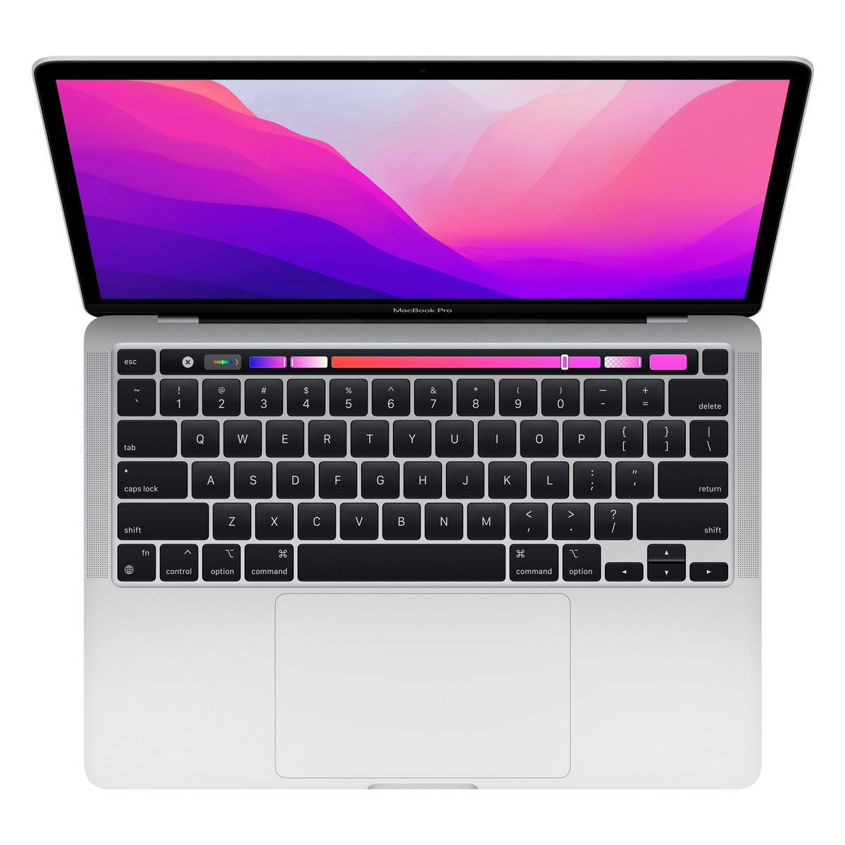 Apple 13-inch MacBook Pro: Apple M2 chip with 8-core CPU and 10-core GPU,512GB SSD,8GB RAM,Silver,English-Keyboard (MNEQ3ZS/A)