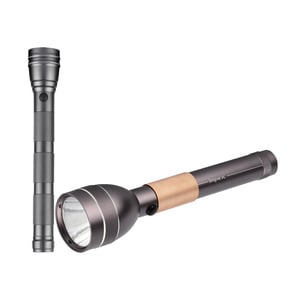 Impex Rechargeable LED Flashlight 2pc Combo H1+ P2 Torches