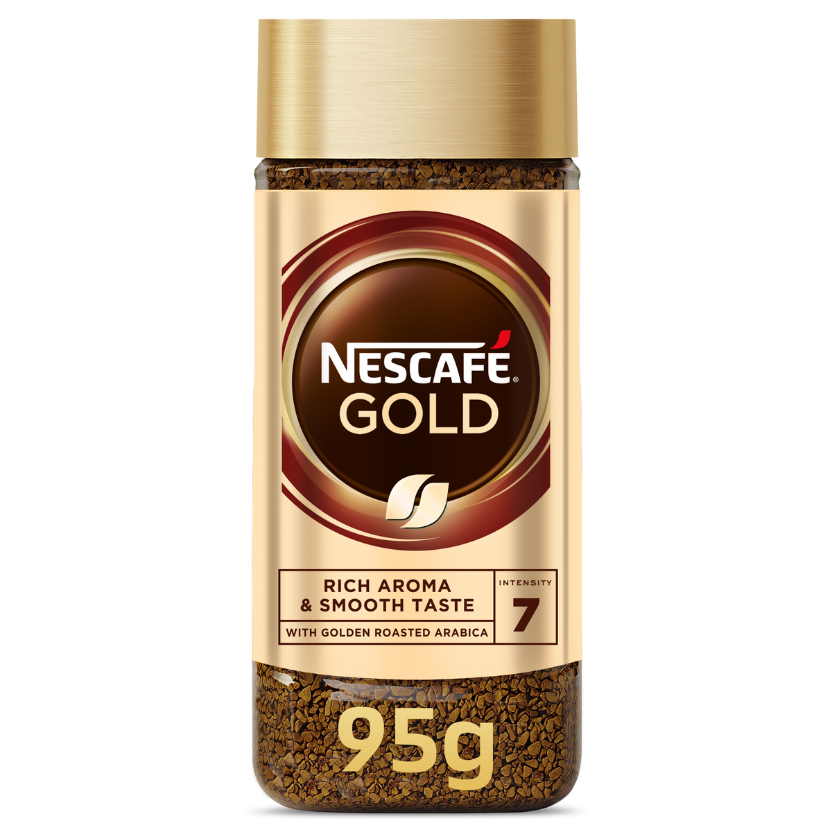 Buy Nescafe Gold Rich Aroma & Smooth Taste Instant Coffee 95 g Online at Best Price | Coffee | Lulu Kuwait in Kuwait