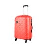 سفاري موزاييك حقيبة سفر صلبة 4 عجلات، 55 سم، أحمر