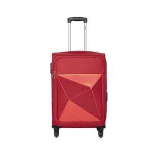 Safari 4Wheel Soft Trolley Prisma 65cm Red