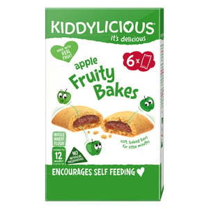 Buy Kiddylicious Apple Fruity Bakes For 12 Months, 6 x 22 g Online at Best Price | Baby Rusk & Biscuits | Lulu UAE in UAE