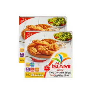 Al Islami Spicy Zing Chicken Strips Value Pack 2 x 470g