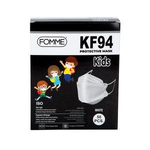 Fomme KF94 White Protection Mask For Kids 50pcs