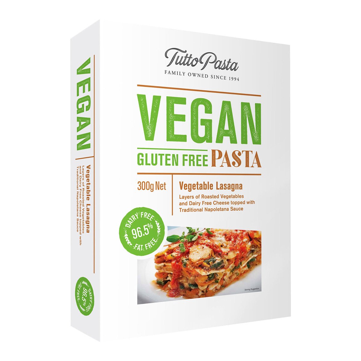 Tutto Pasta Vegan Vegetable Lasagna 300 g