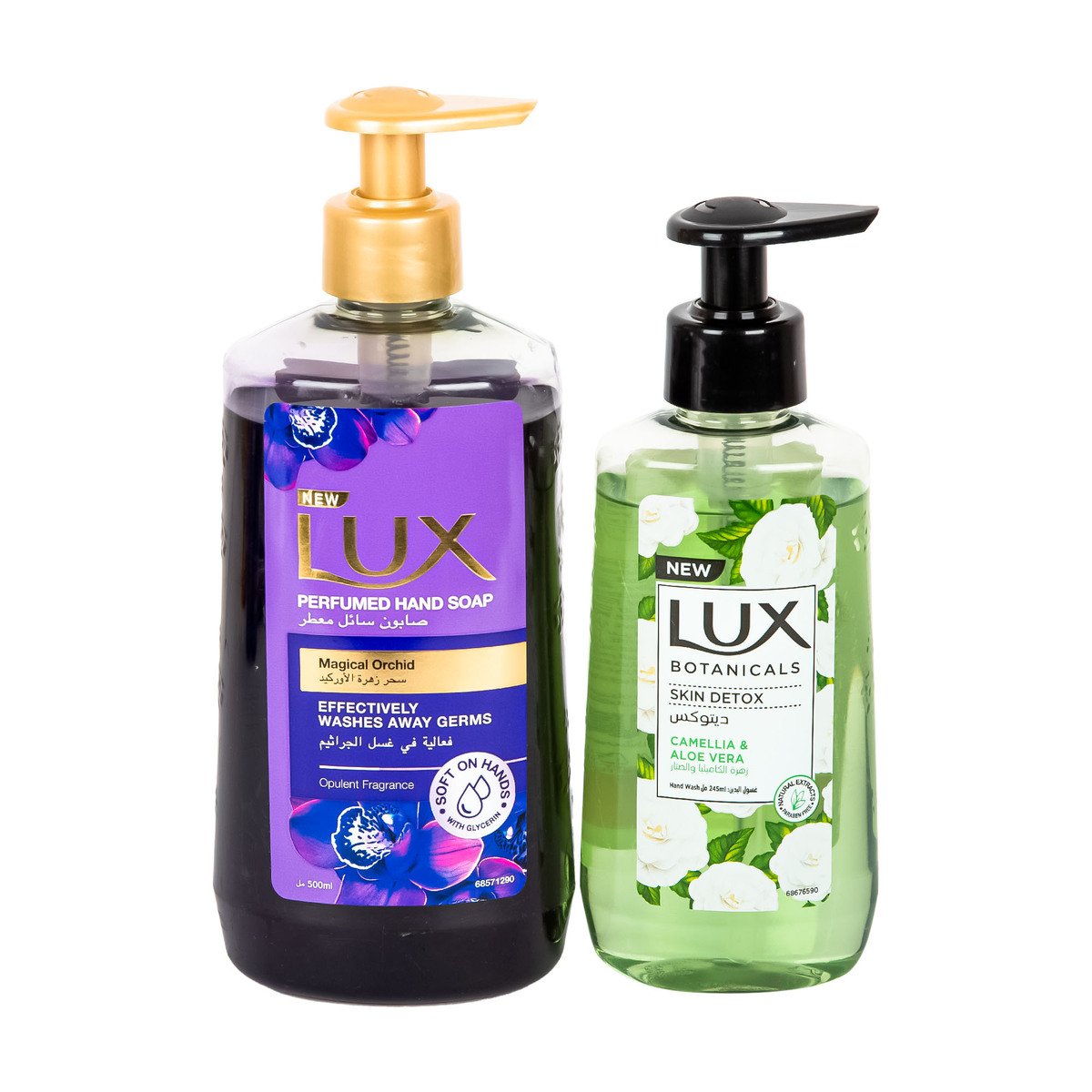 Lux Magical Orchid Perfumed Hand Soap 500 ml + Botanical 245 ml