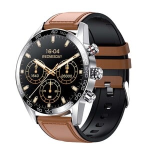 X.Cell Smart Watch Elite-1 Brown with Leather Strap