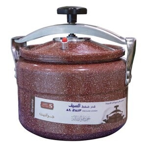 Saif Granite Pressure Cooker K98005 5ltr Assorted