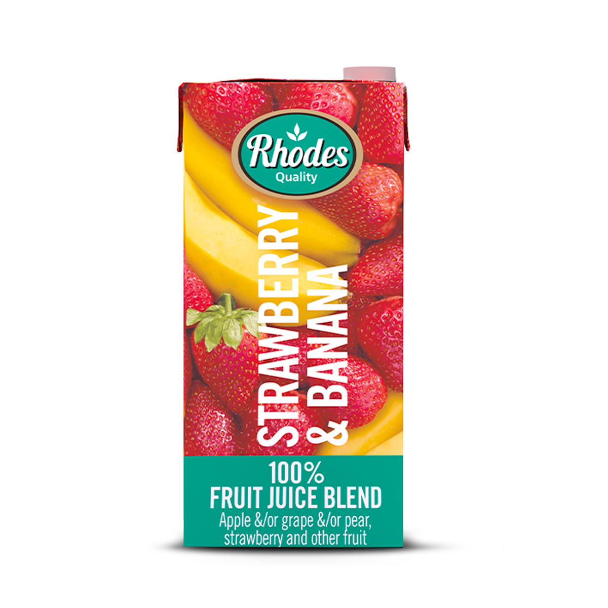 Rhodes Strawberry & Banana Fruit Juice 1Litre