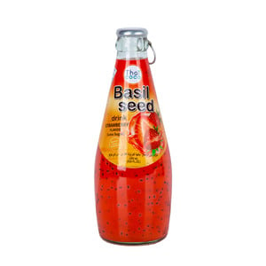 Thai Coco Basil Seed Strawberry Flavor Drink 290 ml