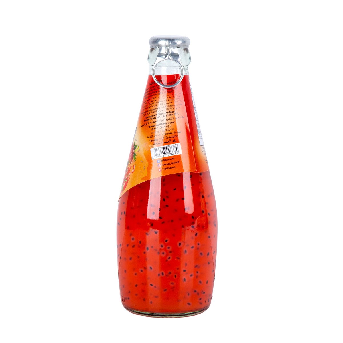 تاي كوكو شراب ريحان بنكهة الفراولة 290 مل