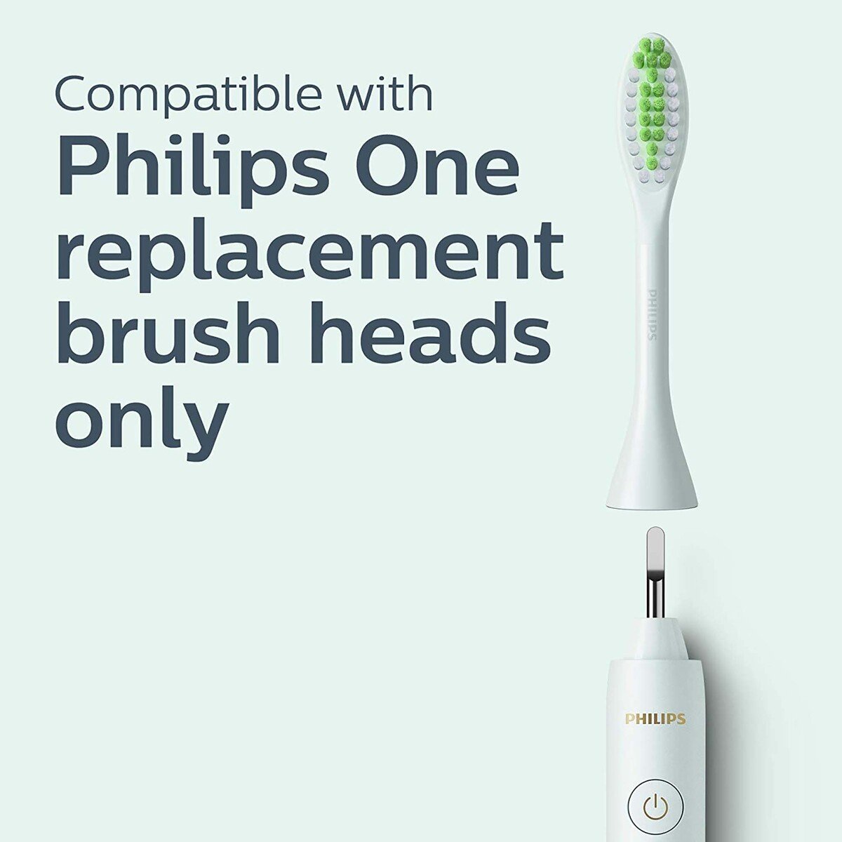 Philips One by Sonicare Battery Toothbrush Mint Light Blue HY1100