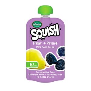 Rhodes Squish Pear And Prune 100% Fruit Puree 110 ml