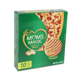 Sunfeast Mom's Magic Cashew & Almond Cookies 10pcs 750g