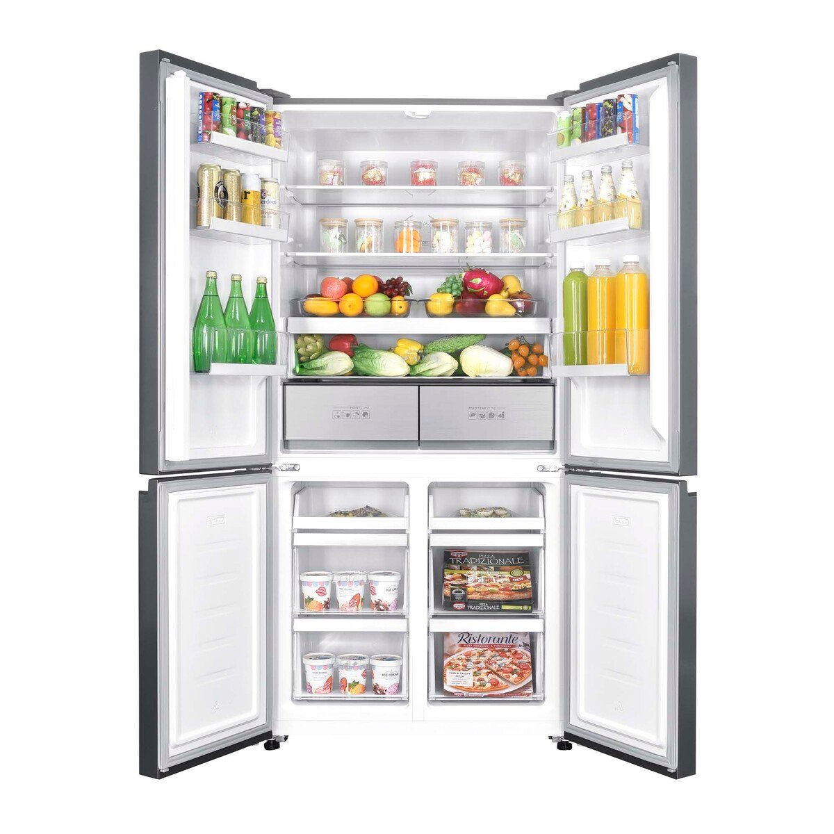 Mabe French Bottom Freezer Refrigerator MTB516JKRSS0 593LTR Sainless Steel