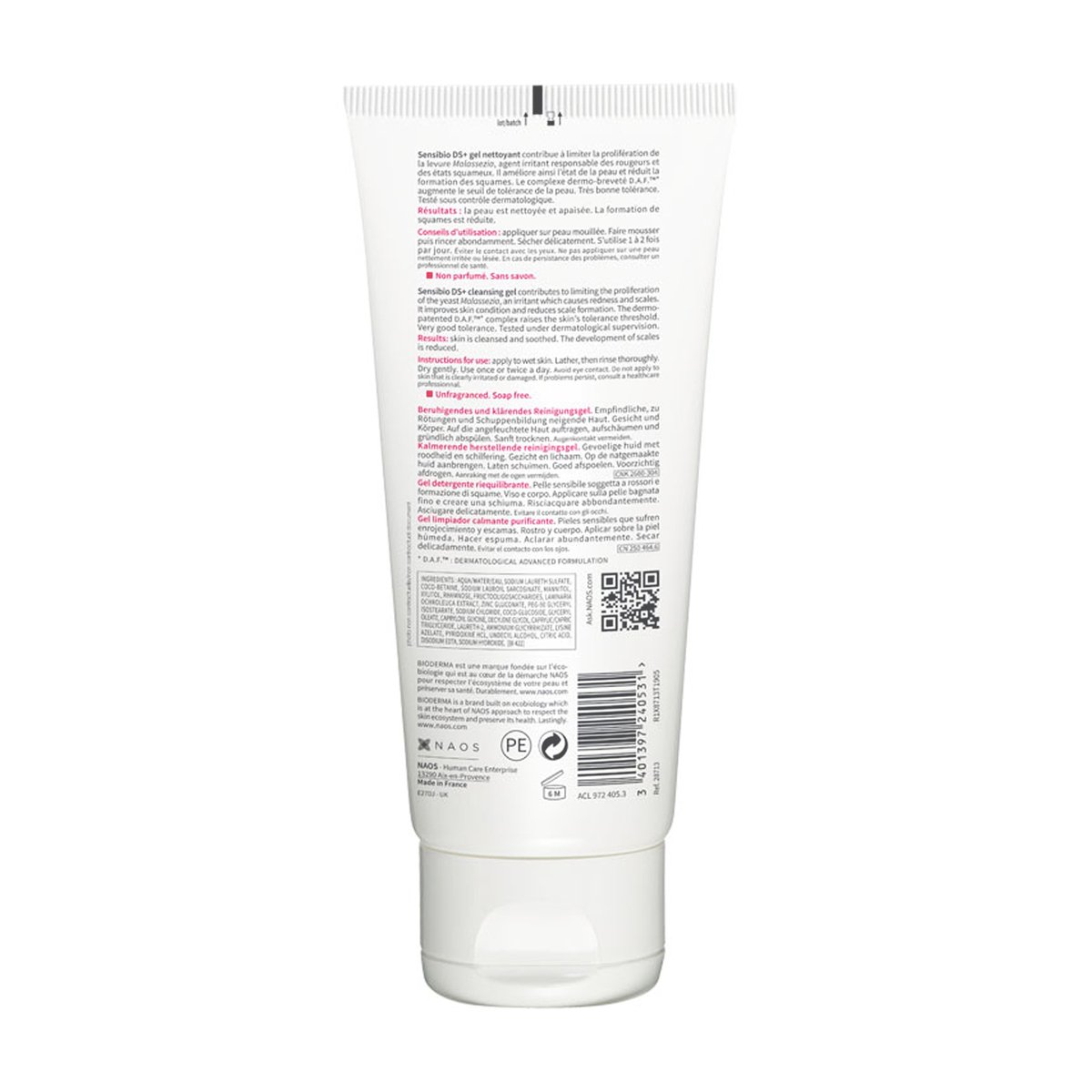 Bioderma Sensibio DS+ Face And Body Cleansing Gel 200ml