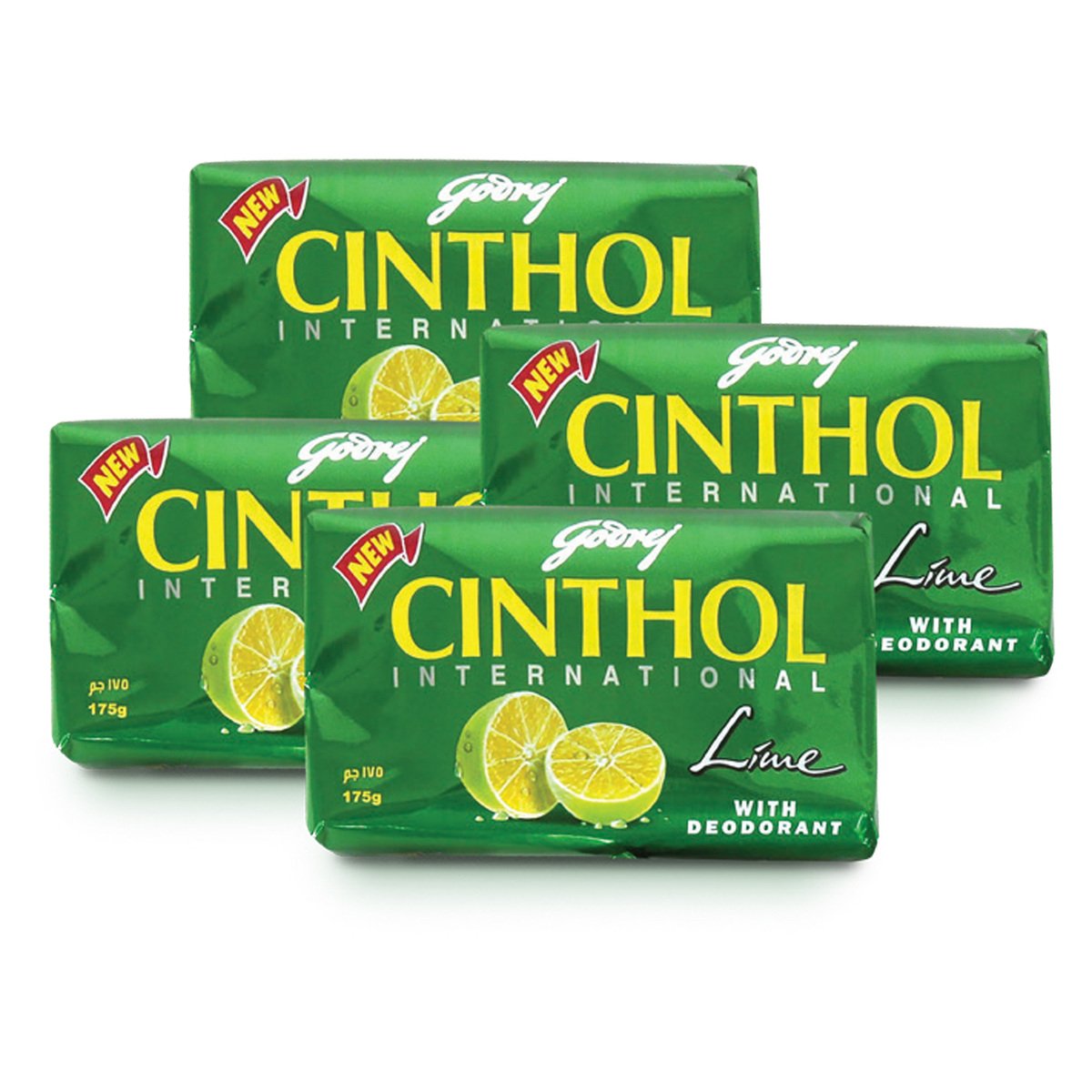 Cinthol Lime Soap Value Pack 4 x 175 g